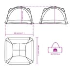 Partyzelt Weiss Wasserdicht – Bild 10