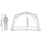 Partyzelt Weiss Wasserdicht – Bild 11