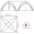 Partyzelt Weiss Wasserdicht – Bild 10