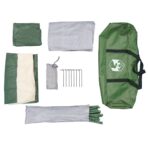 WC-Zelt Grün Wasserdicht – Bild 10