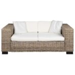 2-Sitzer Sofa Echtes Rattan – Bild 3