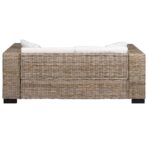 2-Sitzer Sofa Echtes Rattan – Bild 5