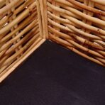 2-Sitzer-Sofa Natürliches Rattan – Bild 3