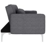 Schlafsofa Creme Stoff – Bild 3