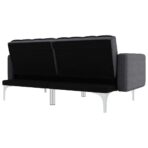Schlafsofa Creme Stoff – Bild 4