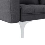 Schlafsofa Creme Stoff – Bild 6
