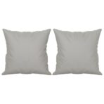 2-Sitzer-Sofa mit Kissen Taupe 120 cm Mikrofasergewebe – Bild 5