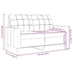 3-tlg. Sofagarnitur mit Kissen Hellgrau Samt – Bild 8