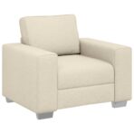 Sofa 3 pcs Beige 219 x 80 x 82 cm Leinen – Bild 4