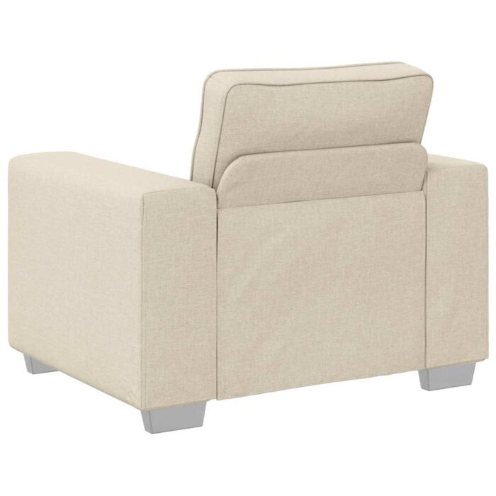 Sofa 3 pcs Beige 219 x 80 x 82 cm Leinen – Bild 7