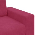 2-teiliges Sofa-Set mit Kissen, dunkelgrüner Samt – Bild 8