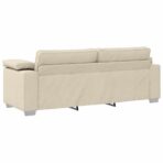 Sofa 2 pcs Hellgrau 219 x 80 x 82 cm Stoff – Bild 7