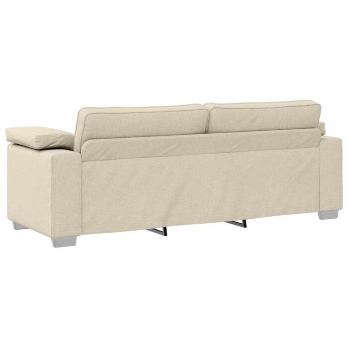 Sofa 2 pcs Hellgrau 219 x 80 x 82 cm Stoff – Bild 7