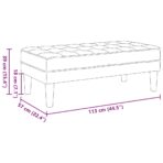 Sofa Set mit Kissen 2 pcs Hellgrau Polyester – Bild 13