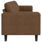 Wohnzimmer Couch Hellgrau 250 x 77 x 76 cm – Bild 5