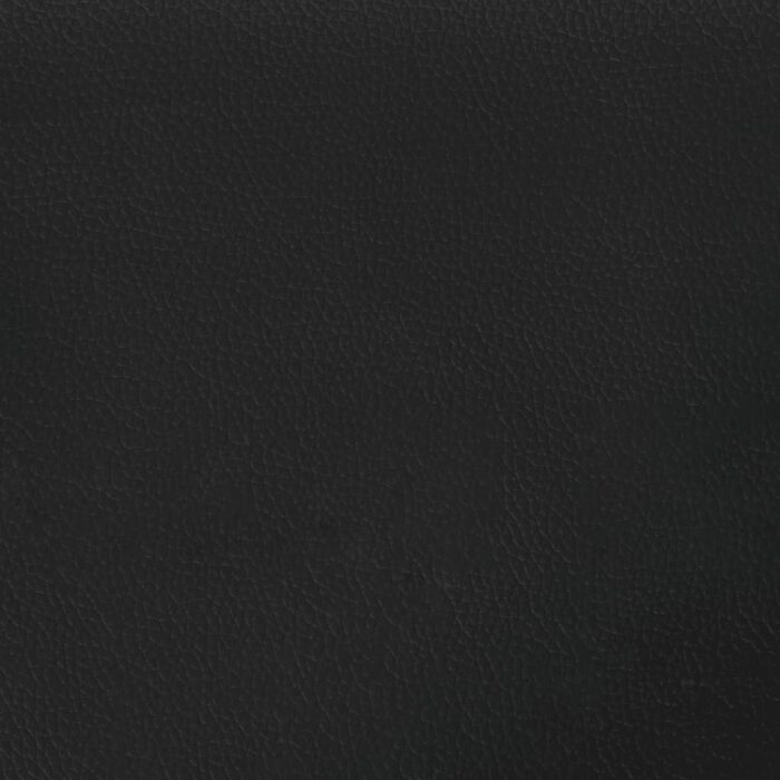 Sessel Schwarz 60 cm Kunstleder – Bild 7