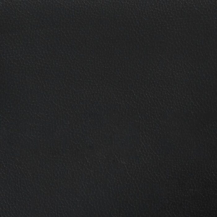 Zweisitzer-Sofa Schwarz 110 cm Kunstleder – Bild 7