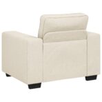 Sofa 2 pcs Beige 221 x 80 x 82 cm Leinen – Bild 6
