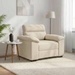 Sessel 100x81x84 cm Leinen