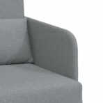 Schlafsofa 60cm Hellgrau Stoff – Bild 8