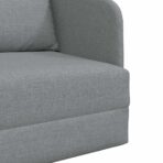 Schlafsofa 60cm Hellgrau Stoff – Bild 9