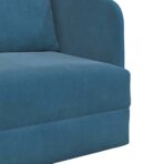 Schlafsofa Blau 65 x 80 x 83 cm Samt – Bild 9