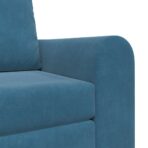 Schlafsofa Blau 98 x 71 x 83 cm Samt – Bild 8
