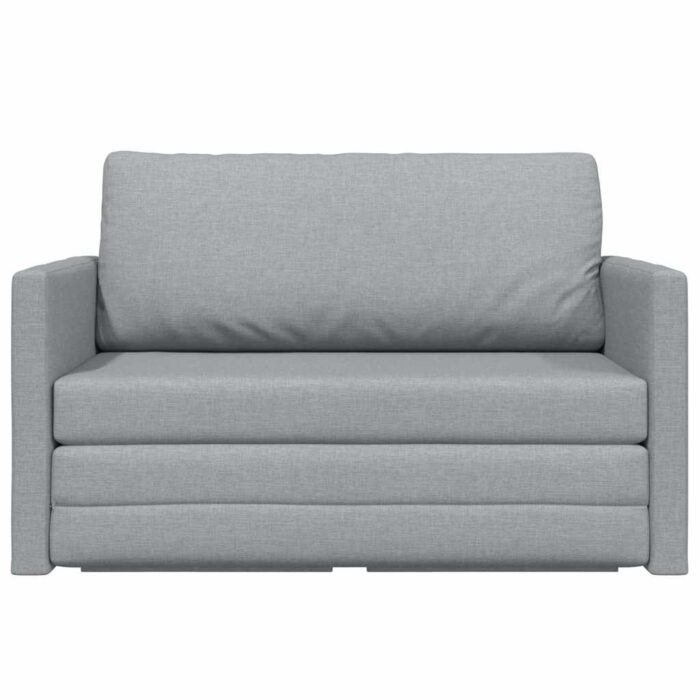 Schlafsofa 110cm Hellgrau Stoff – Bild 6