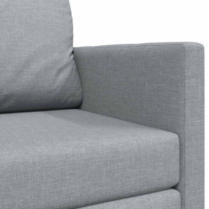 Schlafsofa 110cm Hellgrau Stoff – Bild 9