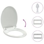 Toilettensitz mit Absenkautomatik Weiss – Bild 10