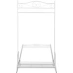 Kleiderständer Stahl Weiss – Bild 2
