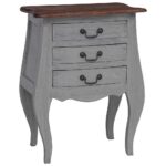 Nachttisch Massives Mahagoniholz 48x35x64 cm