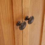 Schrank 50x22x110 cm Massivholz Eiche – Bild 9