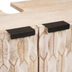 Badezimmer Sets Weisse gewaschene Oberfläche Massivholz Mango – Bild 8