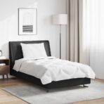 Bettdecken Set mit Kissen 2 pcs Weiss Mikrofaser