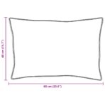 Bettdecken Set mit Kissen 2 pcs Weiss Mikrofaser – Bild 9