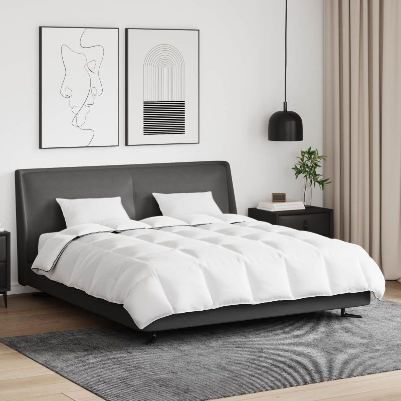 3376873_1.jpg Winterbettdecke mit Kissen 3 pcs Weiss Down Feather – Bild 1