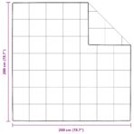 Bettdecken Set mit Kissen 3 pcs Weiss Daunenfeder – Bild 8