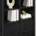 Sideboard 2 pcs Schwarz Eichen-Optik 81 x 36 x 150.5 cm – Bild 4