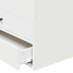 Tagesbett Weiss und Schwarz 100 x 200 cm Holzwerkstoff – Bild 11