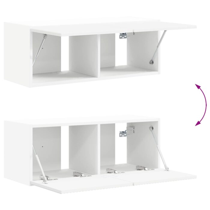 TV-Schränk 8 pcs Weiss – Bild 12