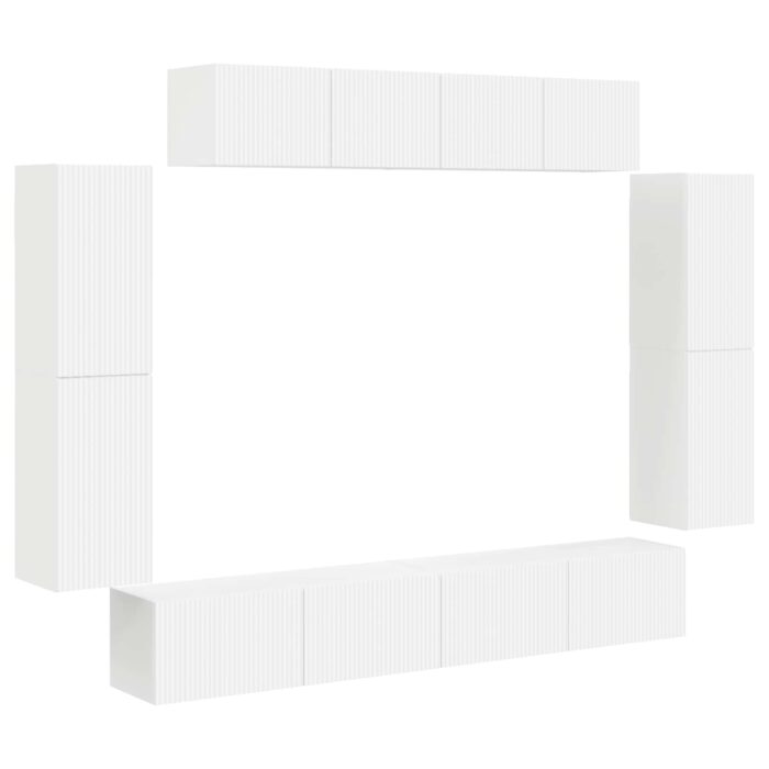 TV-Schränk 8 pcs Weiss – Bild 2