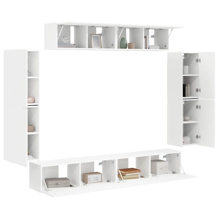 TV-Schränk 8 pcs Weiss – Bild 3