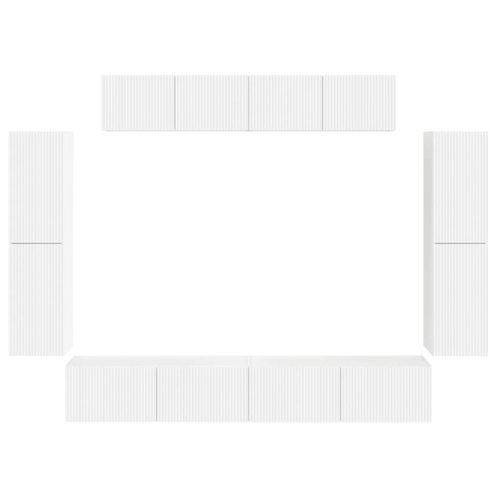 TV-Schränk 8 pcs Weiss – Bild 8