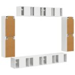 TV-Schränk 8 pcs Weiss – Bild 9