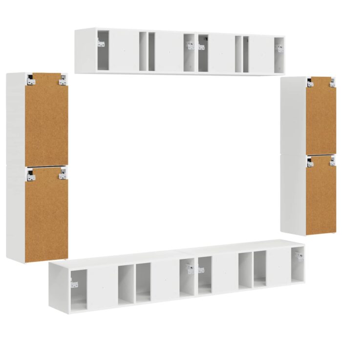 TV-Schränk 8 pcs Weiss – Bild 9