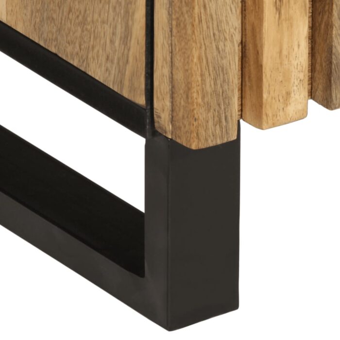 Sideboard 38x34x160 cm Raues Massives Mangoholz – Bild 9
