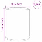 Möbelfarbe Schwarz 10 x 10 x 12 cm Wall Print – Bild 7