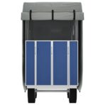 Schutzhülle für Pferdeanhänger Grau 334x148x230 cm Vliesstoff – Bild 7