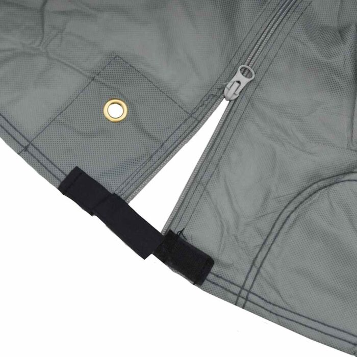 Schutzhülle für Pferdeanhänger Grau 334x148x230 cm Vliesstoff – Bild 9